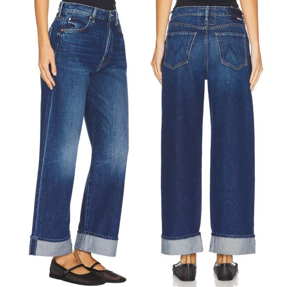 MOTHER Petite Lil' Spitfire Nerdy Cuff Jeans Did You Bring Me Anything 30P NWT - Picture 7 of 7